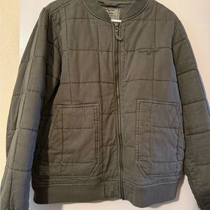 Kimes Ranch Olive Bomber Jacket